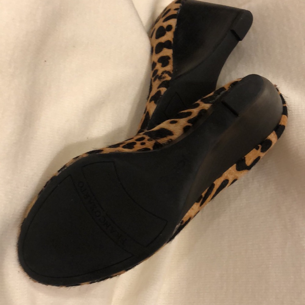 NWOT Franco Sarto Calf Hair Wedges - Picture 3 of 6